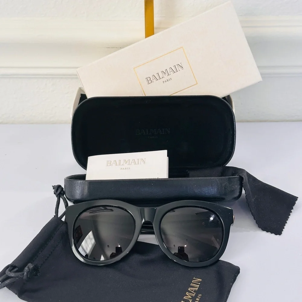 BALMAIN Classic Black Sunglasses
